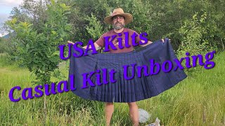 USAKiltsOfficial Casual Kilt Unboxing [upl. by Anele]