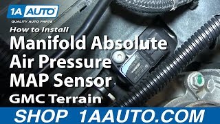 How To Replace MAP Sensor 1017 GMC Terrain [upl. by Ellennoj]