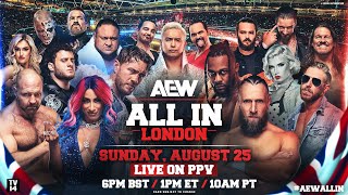 Huge AEW All In 2024 Predictions You NEED To Know [upl. by Leahcimluap]