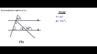 Izracunavanje uglova u trouglu [upl. by Ednihek]