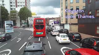 FULL ROUTE VISUAL London Bus Route X26 West Croydon – Heathrow Central  WVL342 LX59DFA [upl. by Fronia]