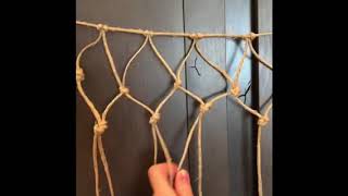 How To Make A Fishing Net [upl. by Ynafetse]