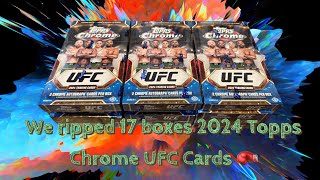 Complete Guide to 2024 Topps Chrome MMA Cards Collecting [upl. by Nanyt]