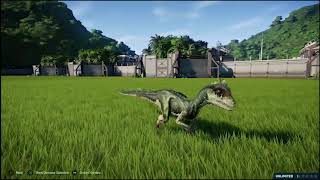 Deinonychus Skins and Stats  Jurassic World Evolution [upl. by Ashien]