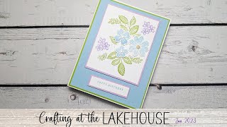 Petal Park Card featuring Stampin Up® Products stampinup sunnstampin [upl. by Ananna333]