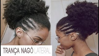 TRANÇA NAGÔ LATERAL l FÁCIL l PENTEADO l jec0sta [upl. by Kcirddes871]