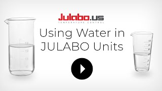 Recommended water types for JULABO products [upl. by Bouldon]