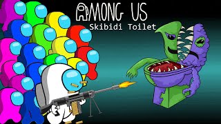 Among Us vs Skibidi Toilet  Animated Gameplay [upl. by Aicatsue403]