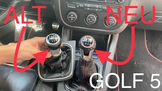 Golf 5 GTI R32 Schaltknauf Wechseln [upl. by Goldy32]