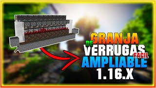 Granja de Verrugas del Nether  FACIL y AMPLIABLE  Tutorial Minecraft 119  116 [upl. by Agathe31]