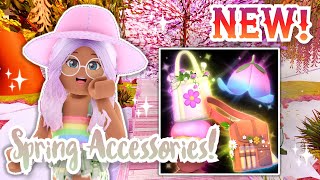 Showing ALL 4 NEW SPRING ACCESSORIES From The EGG HUNT MINIGAME 2022 Royale High Update Event 2022 [upl. by Enytnoel]