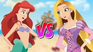 Rapunzel vs Ariel  BATALLAS DE RAP DE PRINCESAS [upl. by Celle]