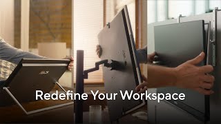 Redefine Your Workspace  ZenScreen MB249C  ASUS [upl. by Seadon]