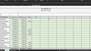 Payroll and PAYE12 PAYE Calculation [upl. by Tommi]