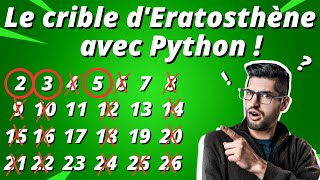 Le crible dEratosthène et sa version en Python  Grand Oral du Bac [upl. by Judus]