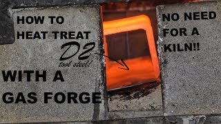 how to heat treat D2 Steel [upl. by Strohben362]