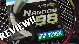 REVIEW YONEX SENAR NANOGY 98 [upl. by Niawtna920]