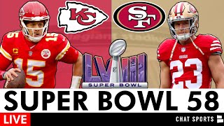 Super Bowl 58 Live Streaming Scoreboard PlayByPlay Highlights  Chiefs vs 49ers On CBS [upl. by Miculek]