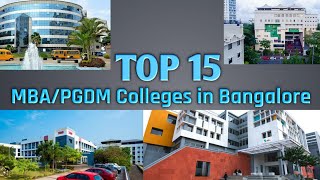 Top 15 MBAPGDM Colleges in Bangalore  MBA Colleges in Bangalore  India  Graduates Engine [upl. by Eened]