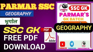 Geography notes by PARMAR SSC FREE PDF download parmar ssc geography notes PDF parmar ssc PDF [upl. by Vanhook534]