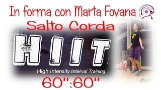 HIIT 6060 salto corda [upl. by Matthaeus]