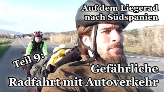 Spontan amp Vegan  Auf in den Süden Teil 9 Gefährliche Radfahrt  Alkohol im Strassenverkehr [upl. by Ma]