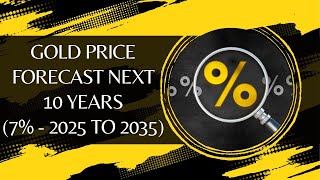 Gold Price Forecast Next 10 Years  Estimating a Rate of Return of 7 Per Year 2025 to 2035 [upl. by Oznofla16]