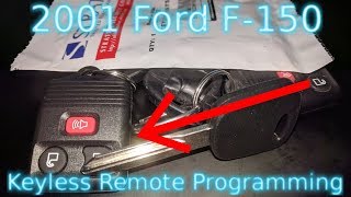 How to program a 1997  2008 ford f150 key fob remote Ford F150 key fob remote [upl. by Allain]