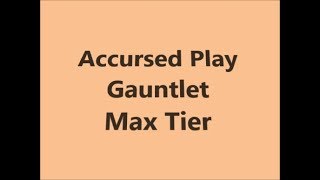 W101 Wizard101 Accursed Play Gauntlet Max Tier Phantom Oliver Phantom Kenneth [upl. by Ahsaercal140]