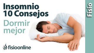 10 consejos para DORMIR BIEN😴😴 y mejorar el insomnio 😱😱 [upl. by Deborath]