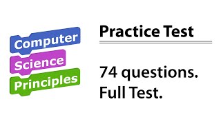 AP CSP Practice Test [upl. by Suiravaj664]