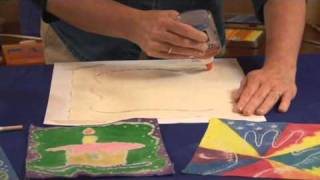 Easy Fabric Batik with Glue  Lesson Plan [upl. by Eolc]