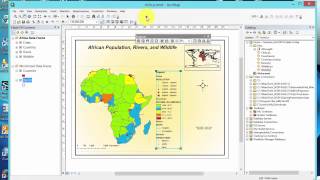 ArcGIS Create A Map Layout [upl. by Filmer978]