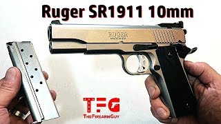 Ruger SR1911 10mm Review  TheFireArmGuy [upl. by Htaek]