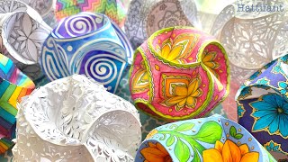 Hattifant  Triskele Paper Globes  3D Paper Craft Magic [upl. by Laban]