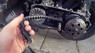 Change your Scooter Drive Belt in 2 Minutes [upl. by Nnaitak635]