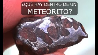 Cortando METEORITOS por la mitad  Colección de meteoritos [upl. by Naeroled]