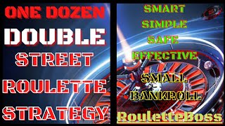 One dozen double street roulette strategy  Roulette Boss [upl. by Craig]