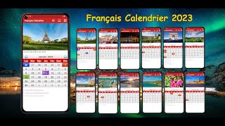 Francais Calendrier 2023 2024 2025 [upl. by Nevi]