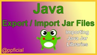 How to Create a Java JAR File and Import Package Libraries into a Java Package  APPFICIAL [upl. by Hunfredo]