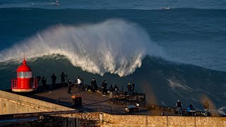 XXXL Nazare 4060 Surf January 8th 2022  Watch Live Surfline Cam Stream [upl. by Leuqcar]