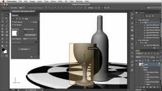 Adding Texture and Transparency to 3D Objects in Photoshop [upl. by Eiznyl150]