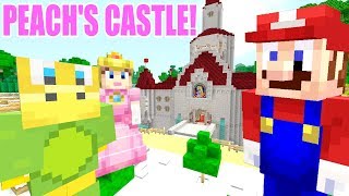 Minecraft  Super Mario Series  Peach RETURNS To Her Castle 300 [upl. by Zetroc409]