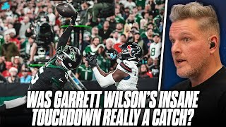 Garrett Wilson Adds Touchdown To quotWe Dont Know What An NFL Catch Isquot List  Pat McAfee Show [upl. by Alfonso]