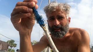 How to remove an old Halyard and Install a new one [upl. by Alair498]