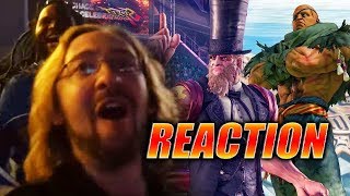 MAXEVO REACTS Sagat amp G Trailers  Street Fighter V [upl. by Ahsaela]