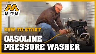 How To Start A Gas Pressure Washer  MiTM Corporation [upl. by Klehm]