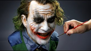 The Joker Sculpture Timelapse  The Dark Knight [upl. by Atirabrab814]