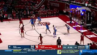 GIANNA KNEEPKENS VS BYU 17 PTS 120223 [upl. by Etteiram]