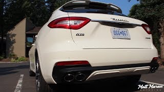 Sound 2019 Maserati Levante GTS [upl. by Cirde]